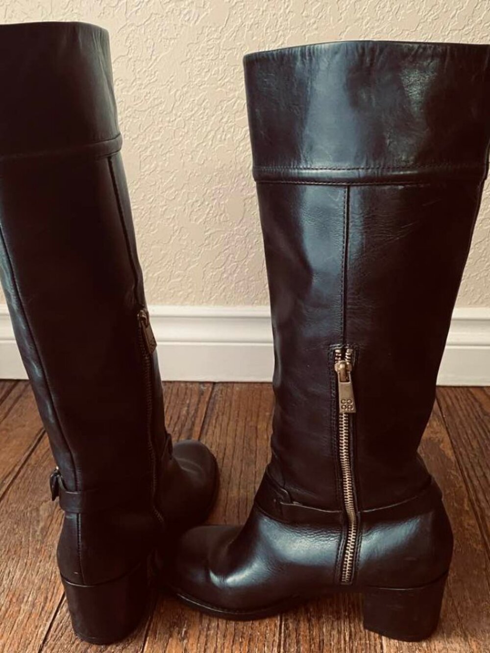 COACH Sapphire Riding Boots Size 6M Black